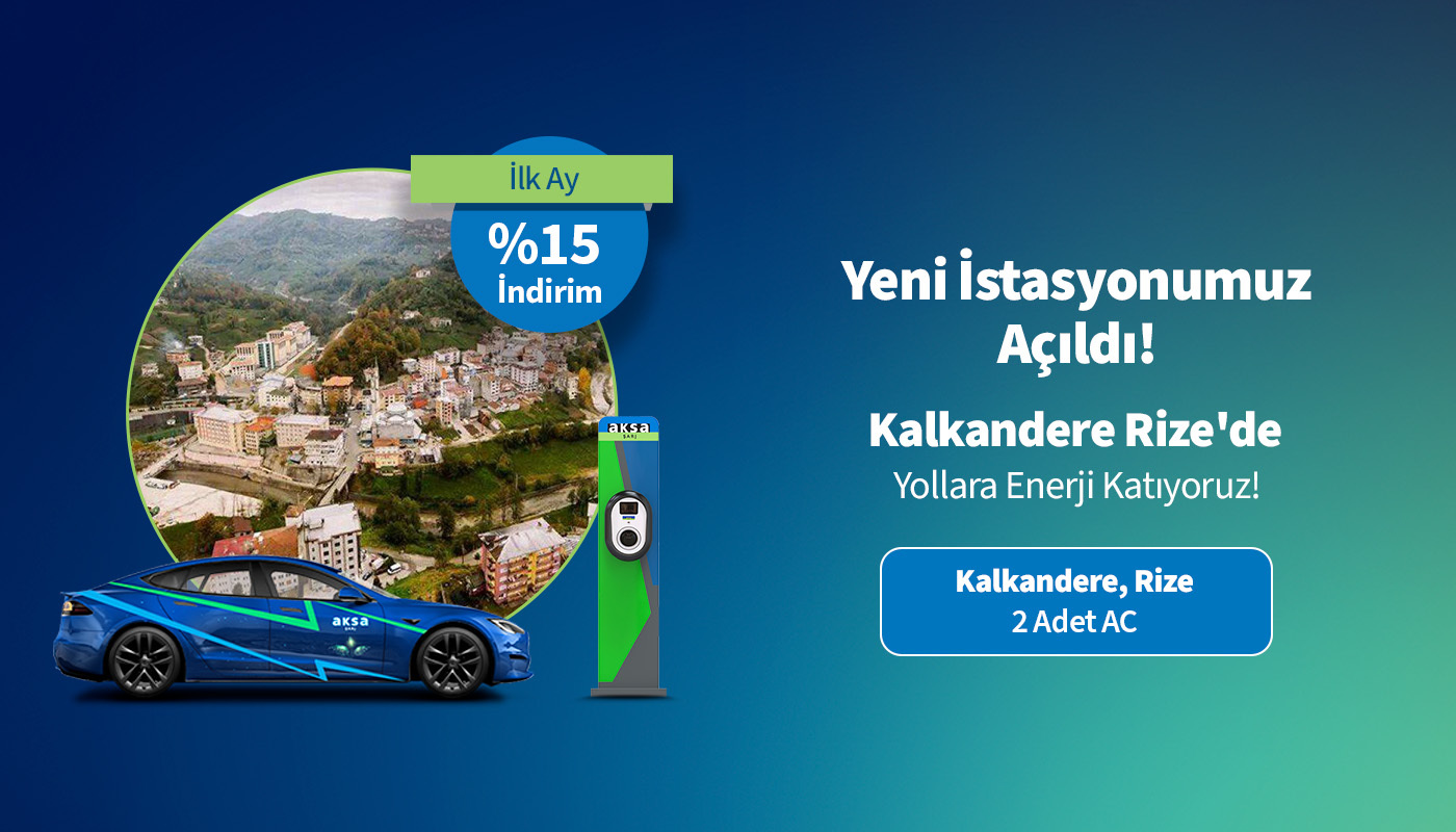 Kalkandere, Rize’de Elektrikli Araçlar İçin Yeni Enerji Noktası!