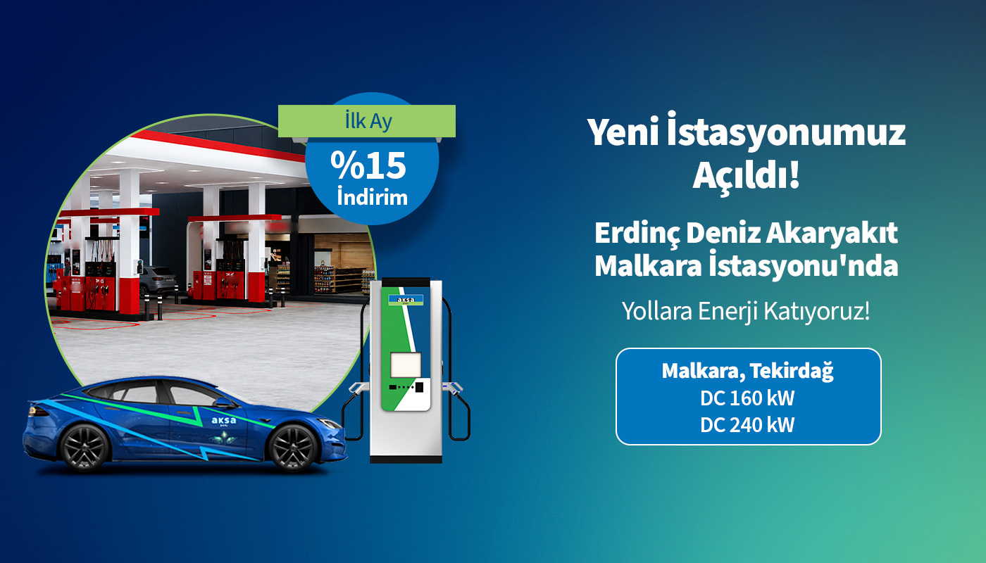 Malkara’da Elektrikli Araçlar İçin Yeni Enerji Noktası!
