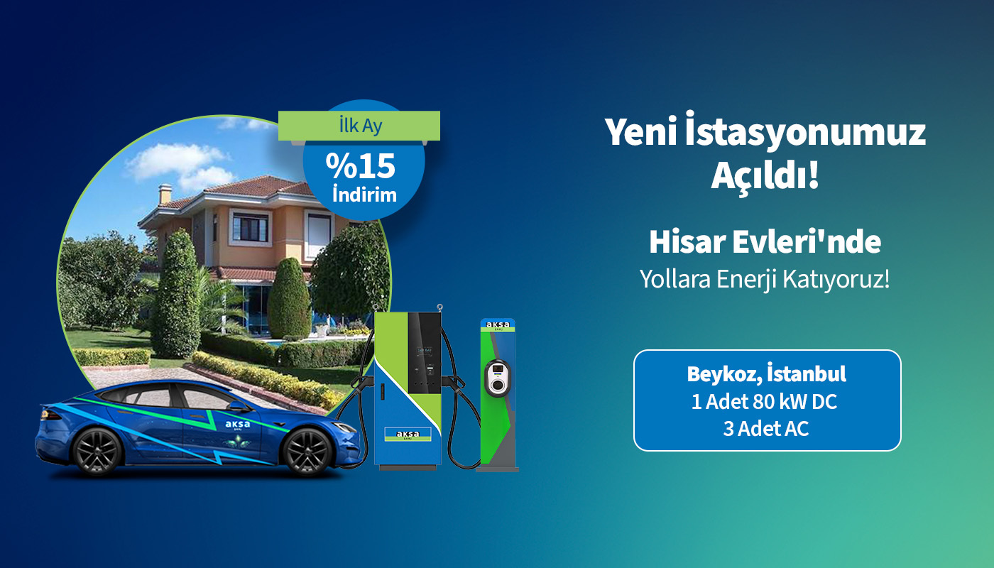 Beykoz Hisar Evleri’nde Elektrikli Araç Şarj Noktası Hizmete Açıldı!